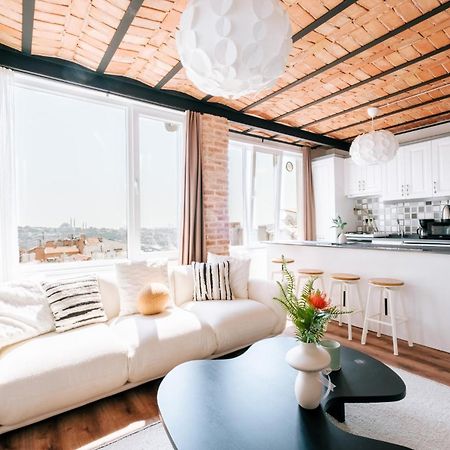 Flat W City View Near Galata Tower In Istiklal Ave Apartment อิสตันบูล ภายนอก รูปภาพ