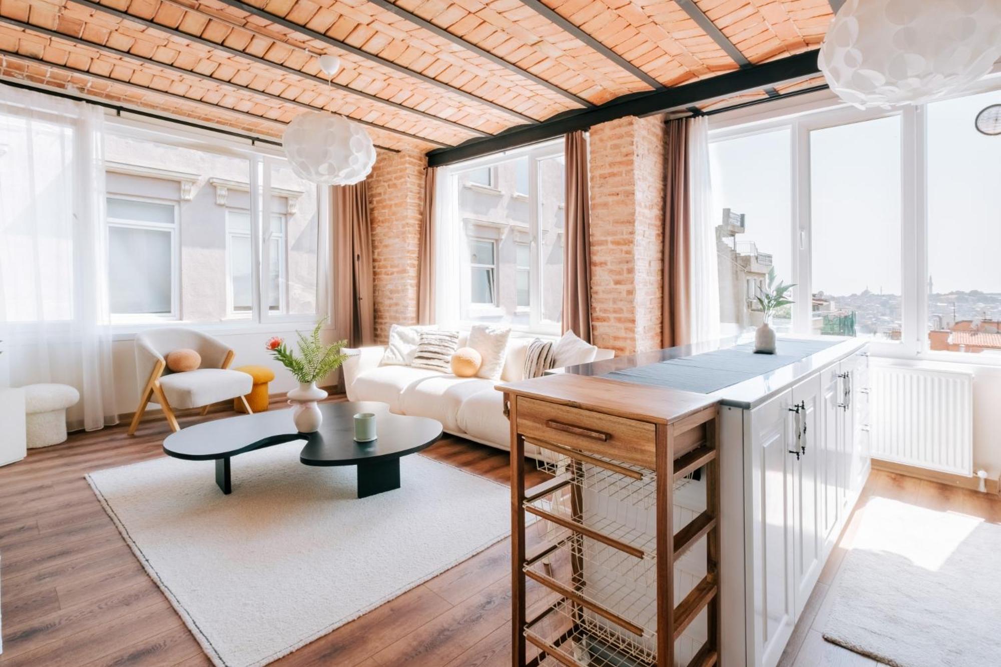 Flat W City View Near Galata Tower In Istiklal Ave Apartment อิสตันบูล ภายนอก รูปภาพ